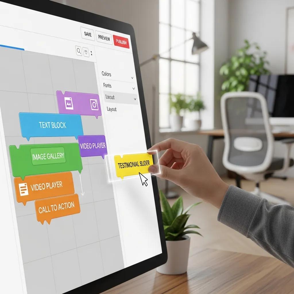 Drag-and-drop interface for customizing themes with Gantry Framework